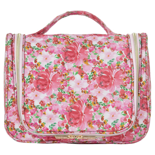 Tonic Essential Hanging Cosmetic Bag Flourish Pink