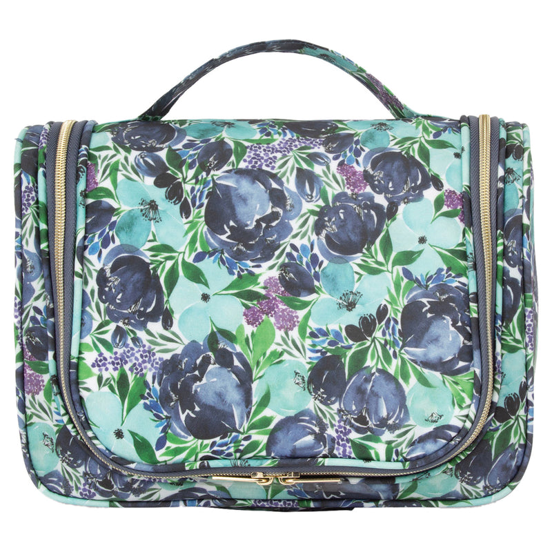 Tonic Essential Hanging Cosmetic Bag Flourish Blue