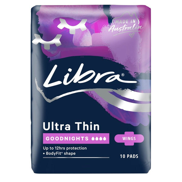 Libra Ultra Thin Pad Goodnights 10