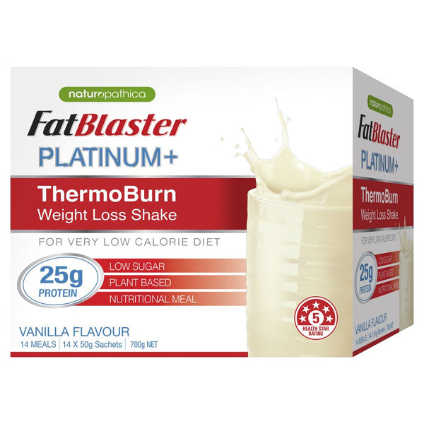 Naturopathica Fatblaster Platinum+Vanilla Shake 14X50g