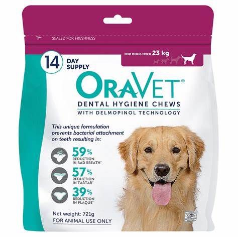 OraVet Dental Chews Large Dogs Over 23 kg 14s