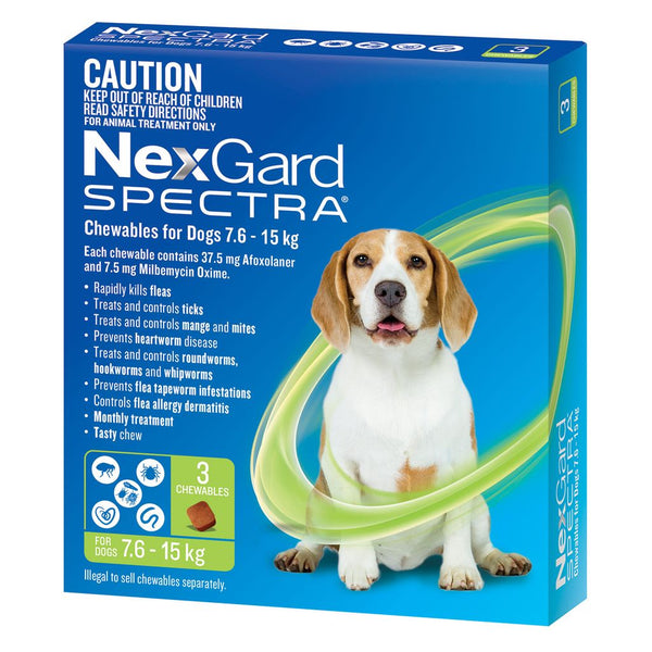 NexGard Spectra 7.6-15 kg 3s