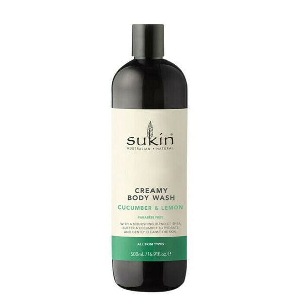 Sukin Signature Cream Body Wash Cucumber And Lemon 500ml