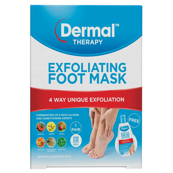 Dermal Therapy Exfoliating Foot Mask 1Pack