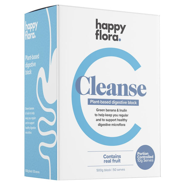 Happy Flora Cleanse Plant-Based Digestive Block 500g