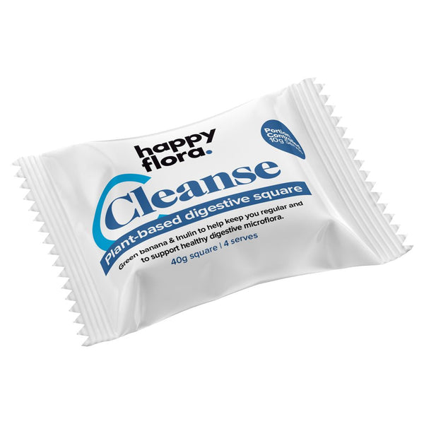 Happy Flora Cleanse Plant-Based Digestive Square 40g