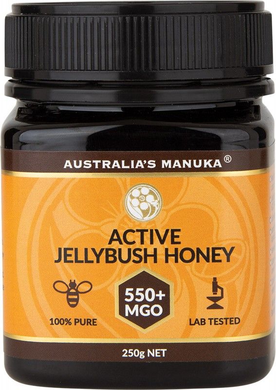 AUSTRALIA'S Manuka Active Jellybush Honey Mgo550+ 250g