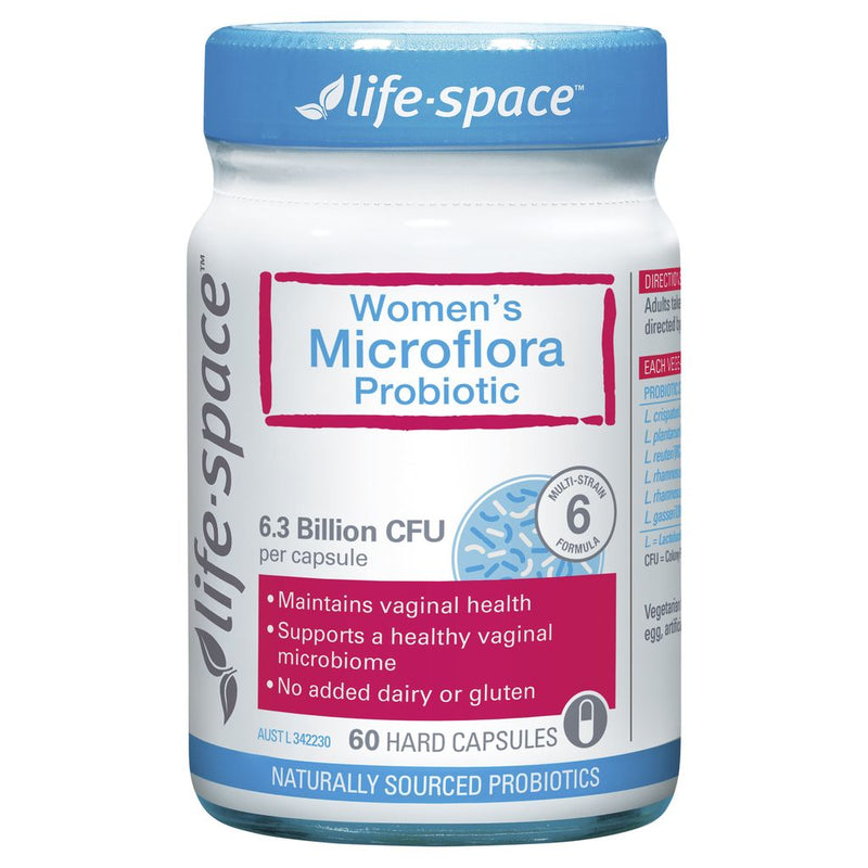 Life-Space Women's Microflora Probiotic 60 Hard Capsules