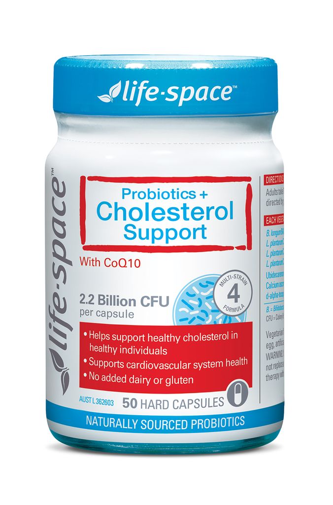 Life-Space Probiotic + Cholesterol Support 50 Capsules