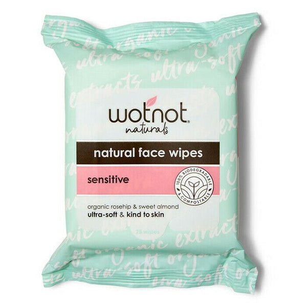Wotnot Facial Wipes Sensitive X 25 Pack