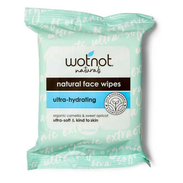 Wotnot Facial Wipes Ultra Hydrating X 25 Pack (Soft Pack)