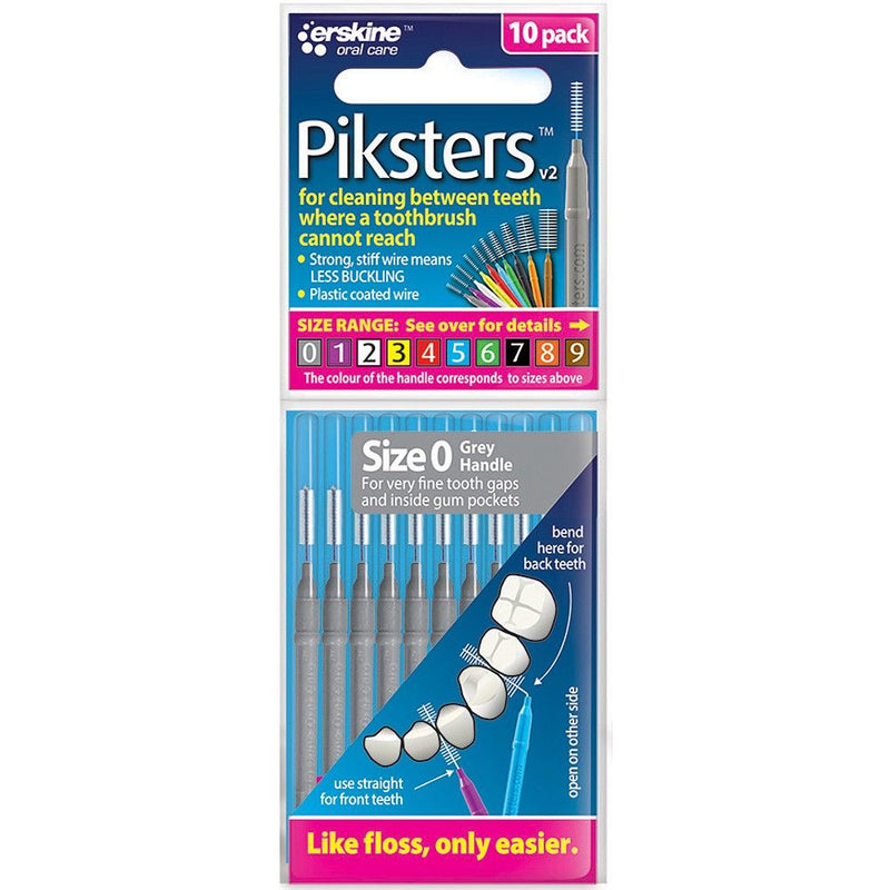 Piksters Interdental Brush 0 10 Pack