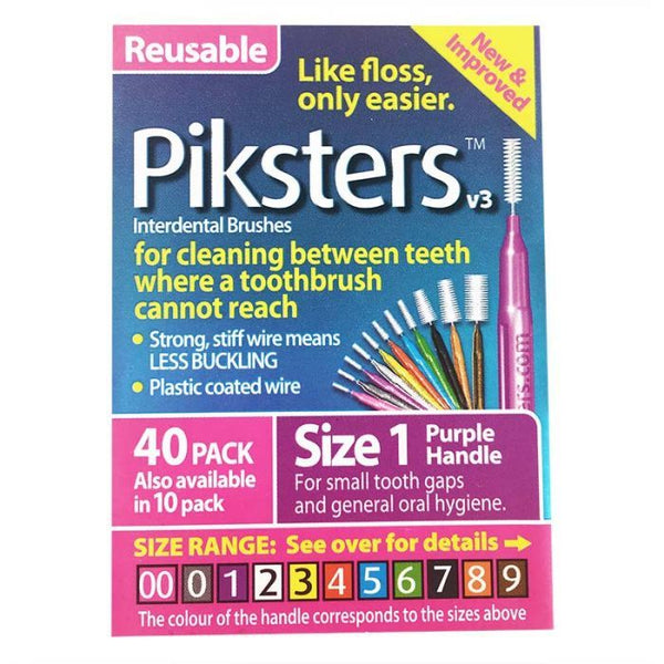 Piksters Interdental Brush 1 40 Pack