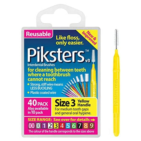 Piksters Interdental Brush 3 40 Pack