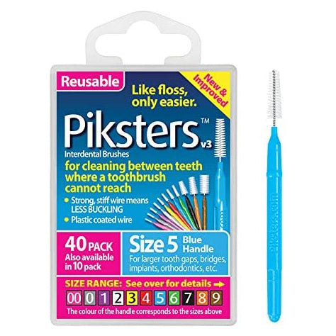 Piksters Interdental Brush 5 40 Pack