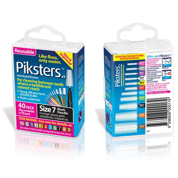 Piksters Interdental Brush 7 40 Pack