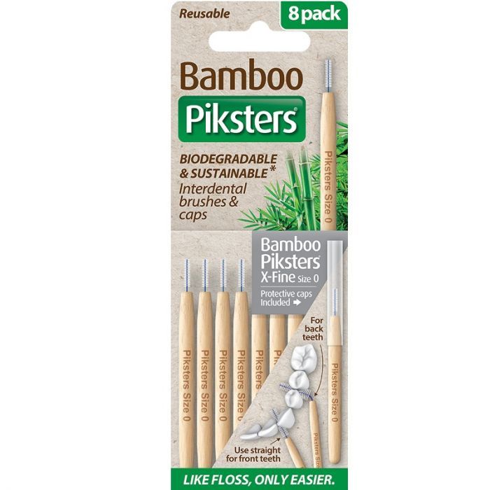 Piksters Bamboo Straight Size 0 8 Pack