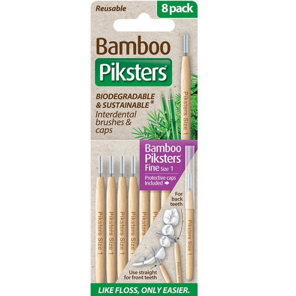 Piksters Bamboo Straight Size 1 8 Pack