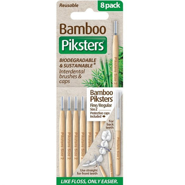 Piksters Bamboo Straight Size 2 8 Pack