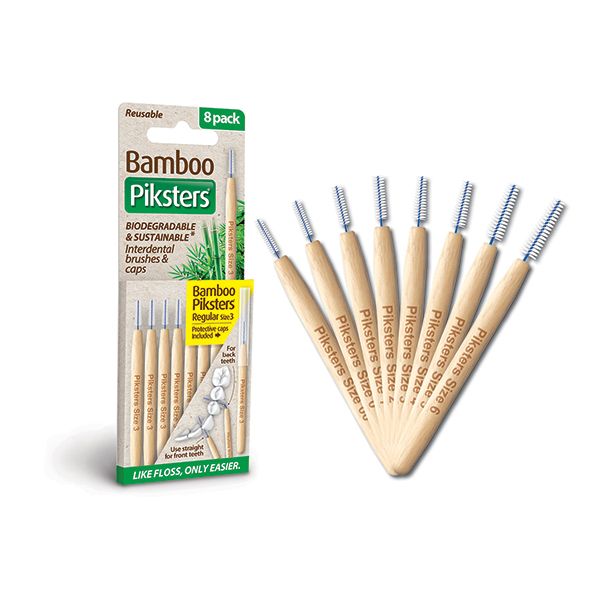 Piksters Bamboo Interdental Brush 00 6 Pack