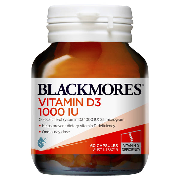 Blackmores Vitamin D3 1000Iu 60 Capsules