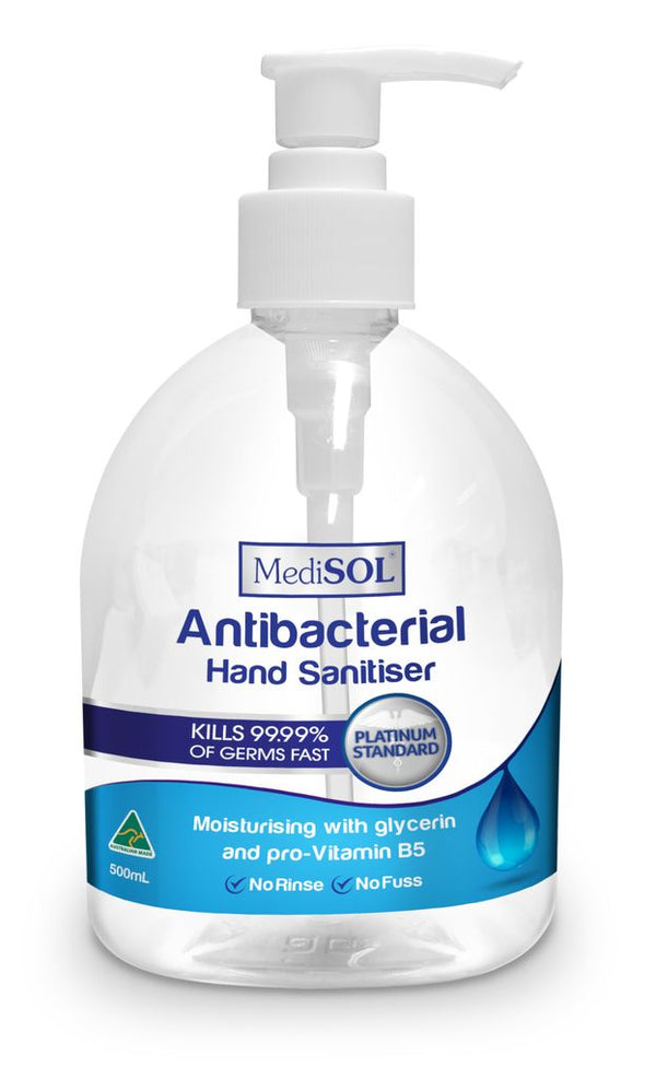 MediSOL Anti-Bacterial Hand Sanitiser 500ml