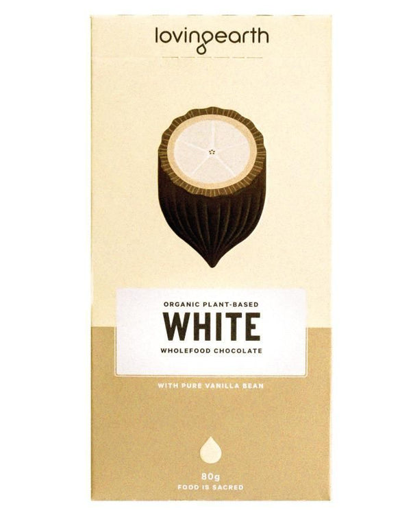 Loving Earth Chocolate White 80g