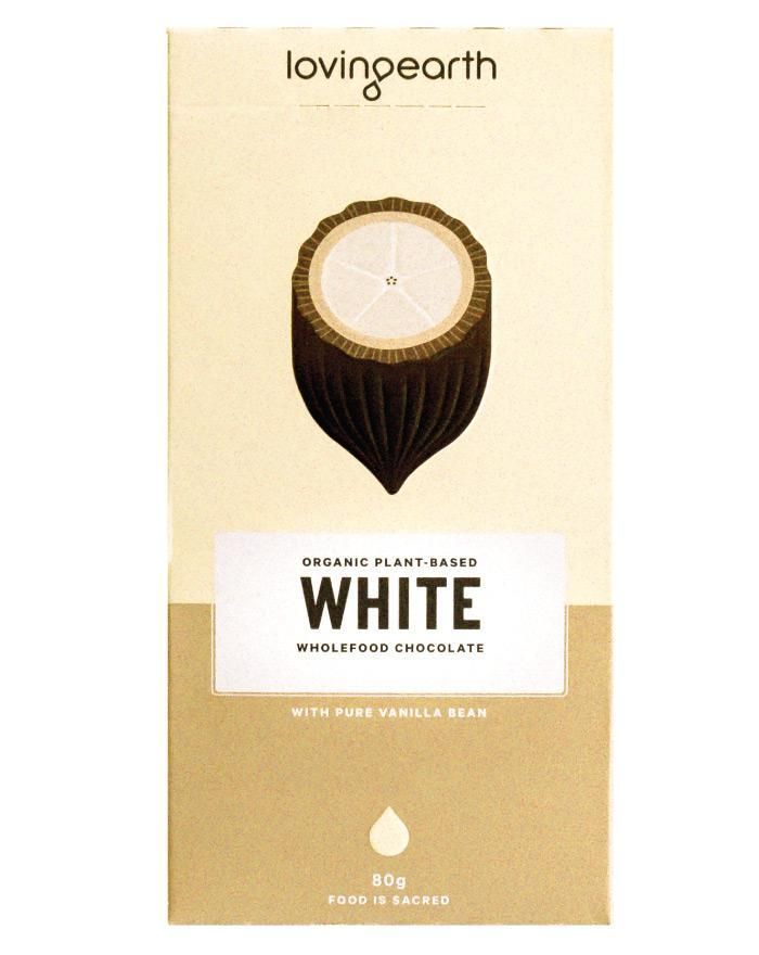 Loving Earth Chocolate White 80g