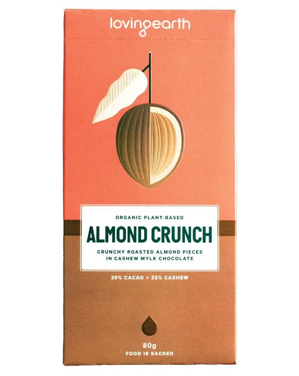 Loving Earth Chocolate Almond Crunch 80g