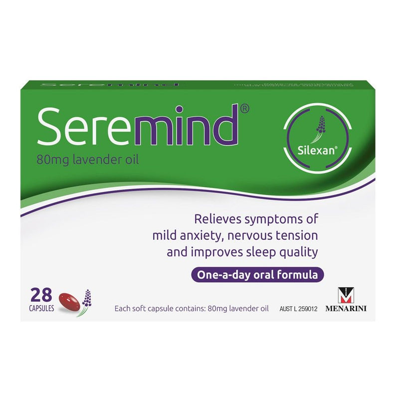 Seremind 80mg Lavender Oil 28 Caps