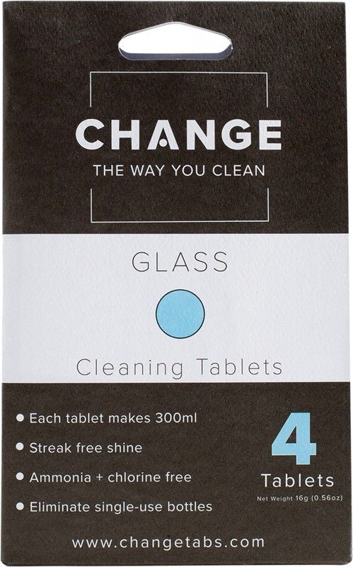 CHANGE Glass Cleaning 4 Tablets
