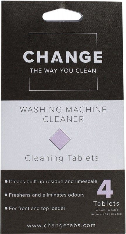 CHANGE Washing Machine Cleaner 4 Tablets