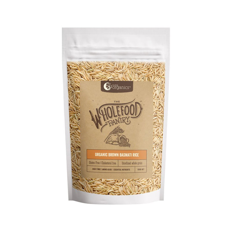 Nutra Organics Wholefood Pantry Biodynamic Rain-Fed Brown Rice 650g