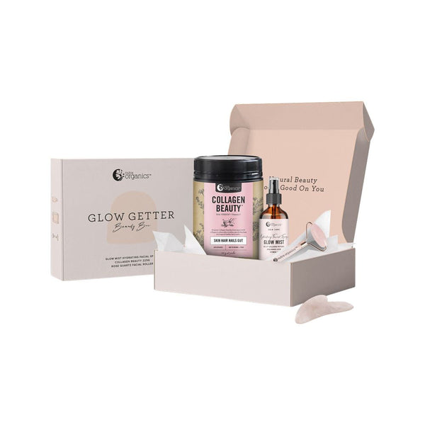 Nutra Organics Glow Getter Beauty Box With Gua Shu