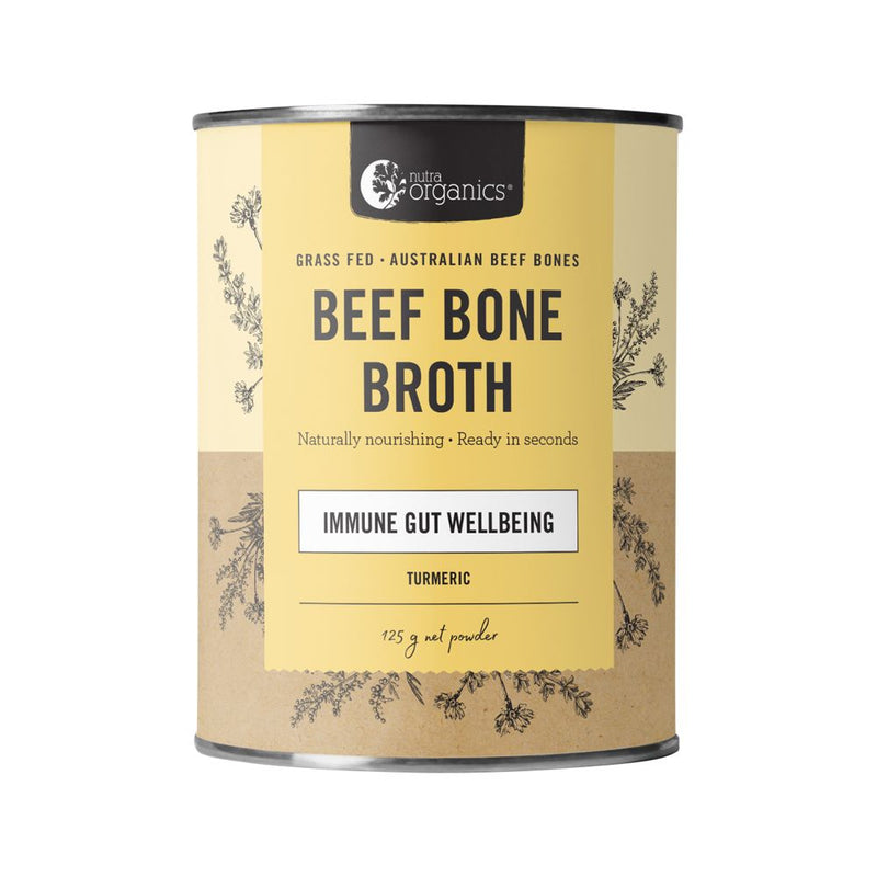 Nutra Organics Bone Broth Beef Turmeric 125g