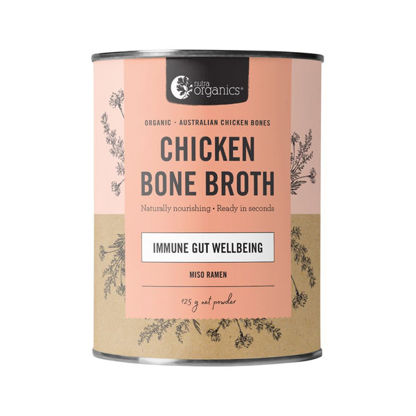 Nutra Organics Bone Broth Chicken Miso Ramen 125g