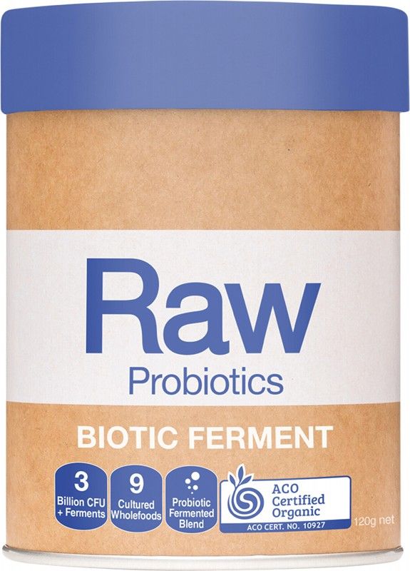 Amazonia Raw Probiotics Biotic Ferment Vanilla & Berry Flavour 120g