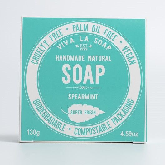 Viva La Body Super Fresh Spearmint Soap 130g Bar