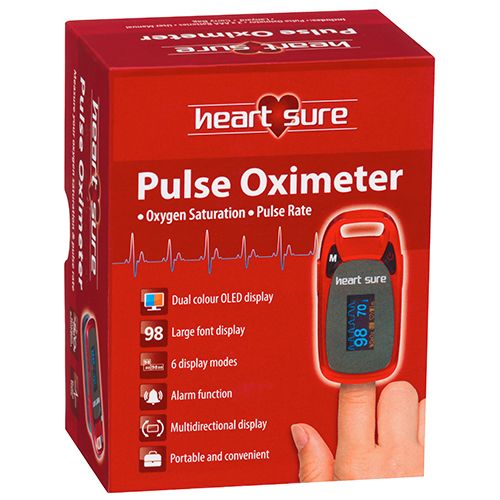 Heartsure Pulse Oximeter Sp02 Device Oxygen Saturation