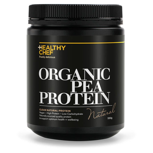 The Healthy Chef Organic Pea Protein Natural 550g