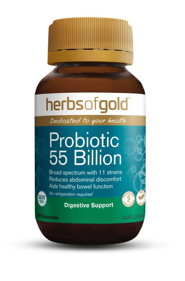 Herbs of Gold Probiotic 55 Billion 60 Vege Capsules