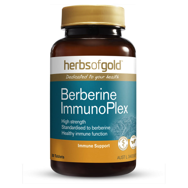 Herbs of Gold Berberine Immunoplex 30 Tablets