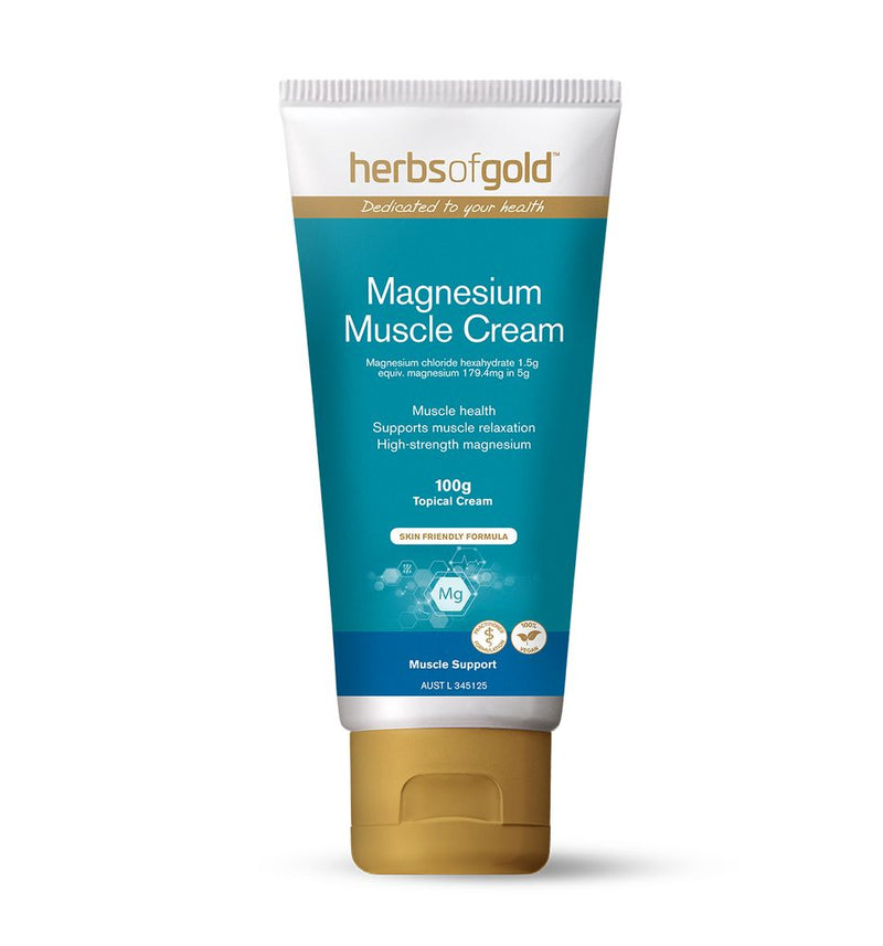 Herbs of Gold Magnesium Muscle Cream 100g