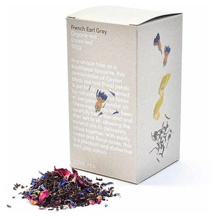 Love Tea Organic Earl Grey Tea Loose Leaf 100g