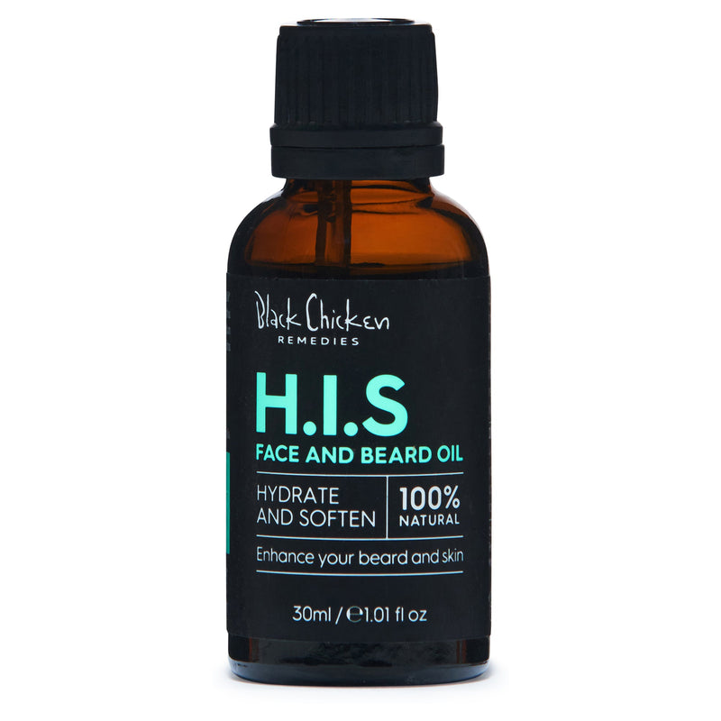 Black Chicken Remedies H.I.S Face and Beard Oil 30ml