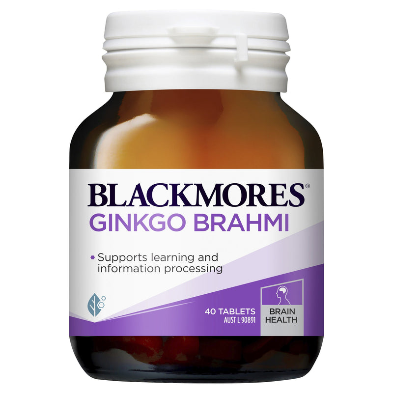 Blackmores Ginkgo Brahmi 40 Tablets