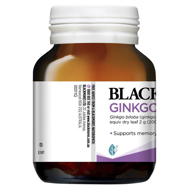 Blackmores Ginkgo Forte 2000mg 80 Tablets