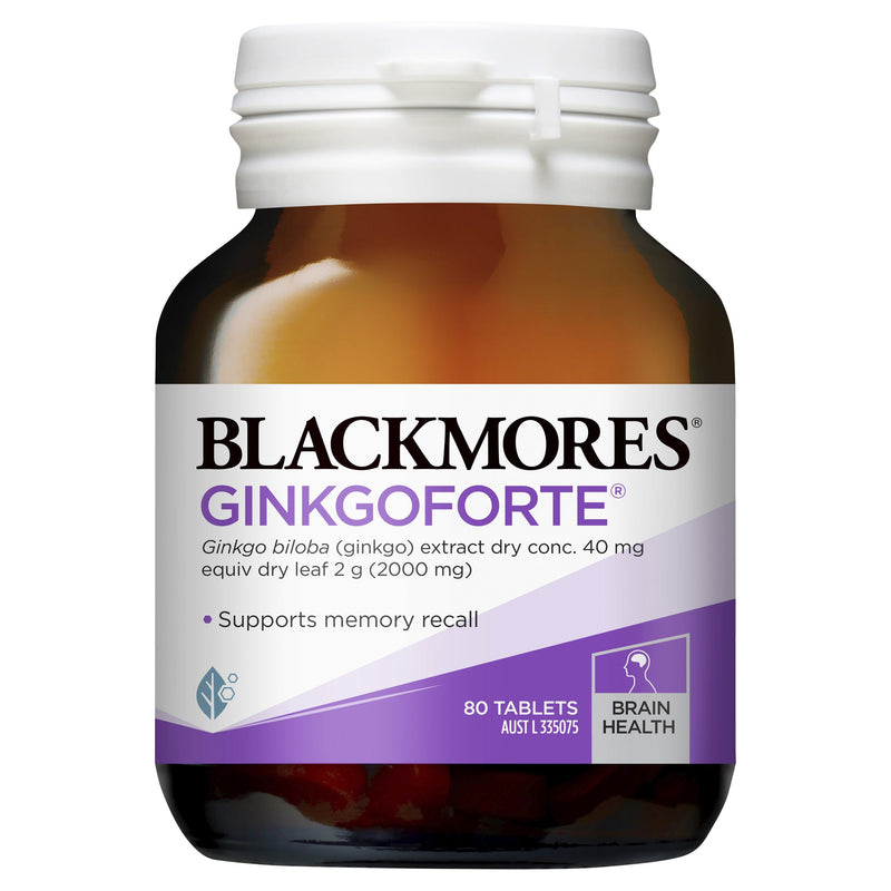 Blackmores Ginkgo Forte 2000mg 80 Tablets