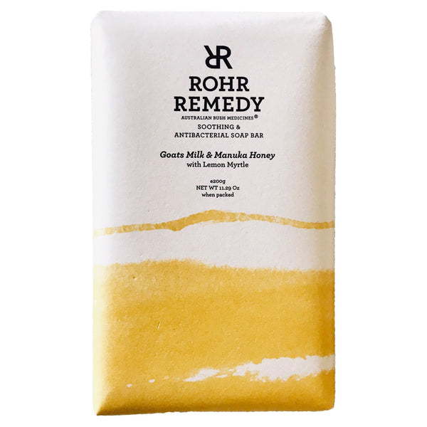 Rohr Remedy Soap With Lemon Myrtle 200g - Goats Milk And Manuka Honey
