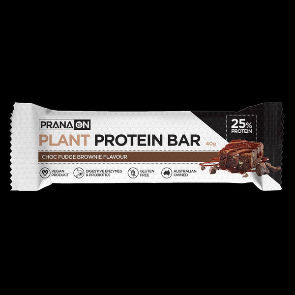 PranaOn Plant Protein Bar - Choc Fudge Brownie 40g